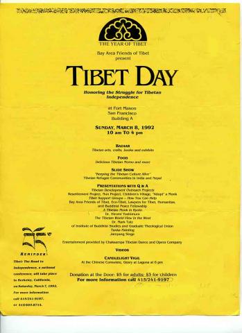 Tibet Day 1992