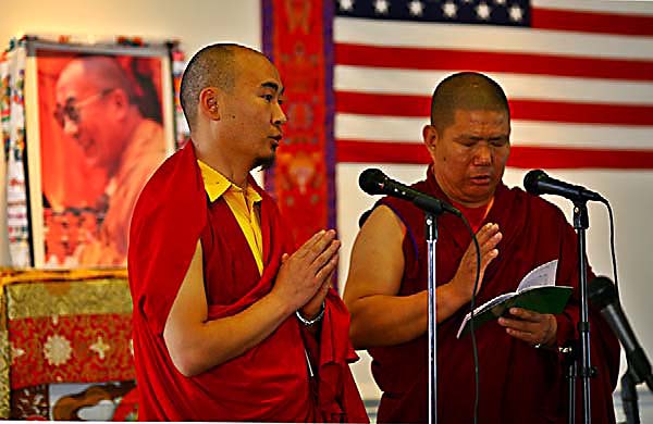 Ven. Khenpo Kunzang and Ven. Geshe Lobsang Khanrab