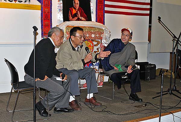 Thepo Tulku, George Ge, and Giovanni Vassallo